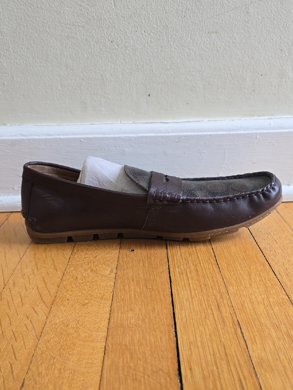 Coach, Signature Collon Driver, Mahogany, EUC, Men's 9 - Picture 10 of 16